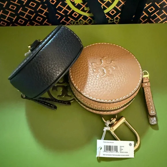 Tory Burch Thea Black and Tan Key & Card Holders sold as each - Picture 8 of 8